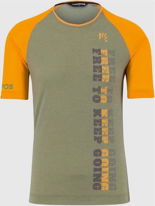 Karpos Moved Evo Funktionsshirt kurzarm cedar green/radiant (Herren)