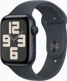Apple Watch SE (2022) (GPS) 44mm Mitternacht mit Sportarmband M/L Mitternacht
