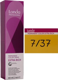 Londa Professional Permanent Color Crème 7/37 mittelblond gold-braun, 60ml