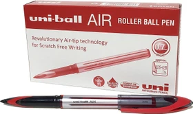 Uni-Ball AIR Medium UBA-188-L Tintenroller (Mine) rot/silber, 12er-Pack