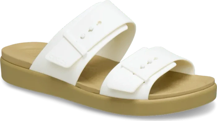 Crocs Brooklyn Buckle Low chalk/tan (Damen)