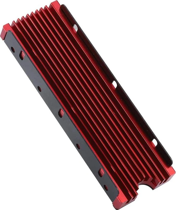 M.2 2280 Alu, doppelseitige Kühler für SSDs, Schraubmontage, rot (verschiedene Markenbezeichnungen)