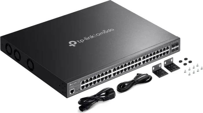 TP-Link Omada SG3400 Rackmount Gigabit Managed Switch, 48x RJ-45, 4x SFP+, 750W PoE++