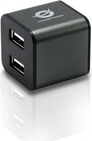 Conceptronic Cube schwarz USB-Hub, 4x USB-A 2.0, USB 2.0 Mini-B [Buchse] (C4USB2CUBEG)