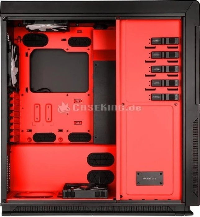 Phanteks Enthoo Primo SE schwarz/rot, Acrylfenster