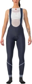 Castelli Velocissima DT Bibtight Fahrradhose lang savile blue/silver-silver refl (Damen)