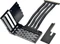 Lian Li Riser Card, inkl. PCI-Slot Blende für LANCOOL II, gewinkelt, PCIe 3.0, 200mm, schwarz Vorschaubild