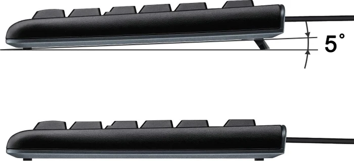 Equip Kabelgebundene USB Tastatur, schwarz, USB, US