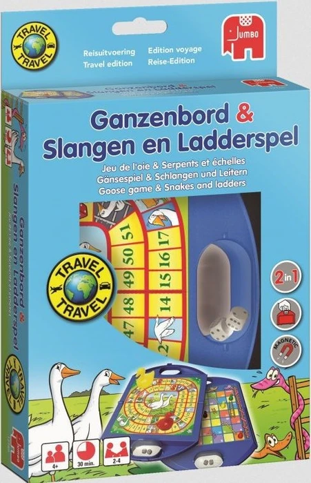 Gänsespiel & Schlangen und Leitern - Mitbringspiel