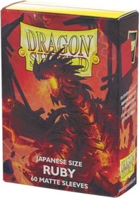 Dragon Shield Matte Sleeves Japanese Ruby, 60 Stück