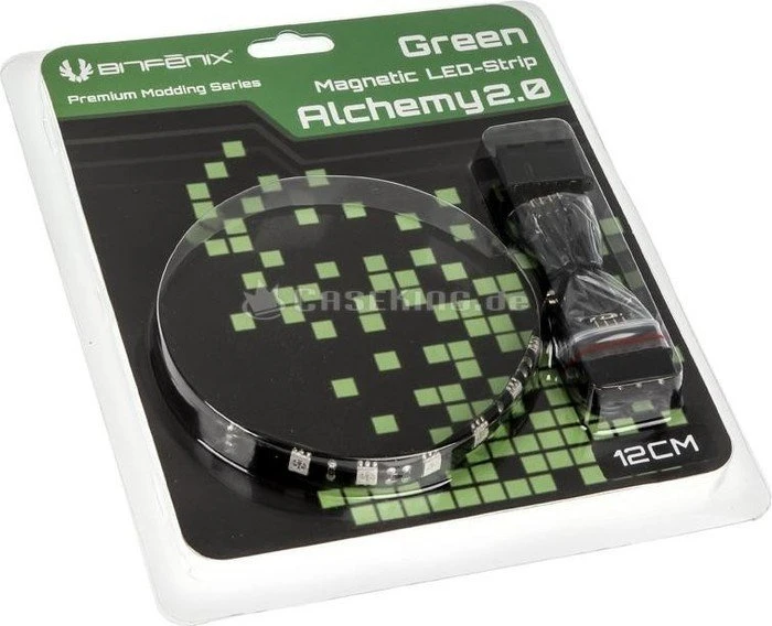 BitFenix Alchemy 2.0 Magnetic, grün beleuchtet