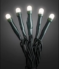 Konstsmide Micro Lichterkette grün LED 100x warmweiß