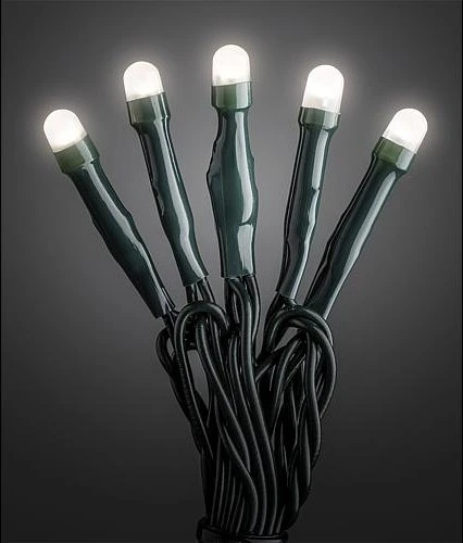 Konstsmide Micro Lichterkette grün LED 100x warmweiß