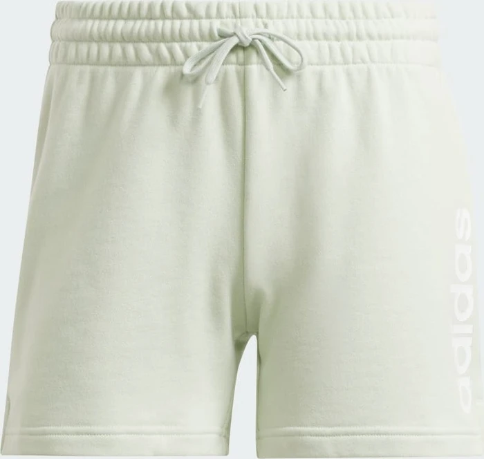 adidas Essentials Linear French Terry Shorts linen green (Damen)