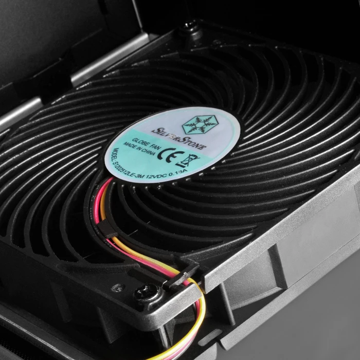 SilverStone Case Storage CS01-HS, schwarz, Mini-ITX