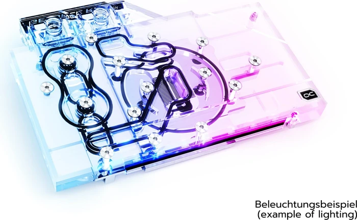 Alphacool Eisblock Aurora Acryl GPX-N RTX 3070 Gaming Twin Edge mit Backplate