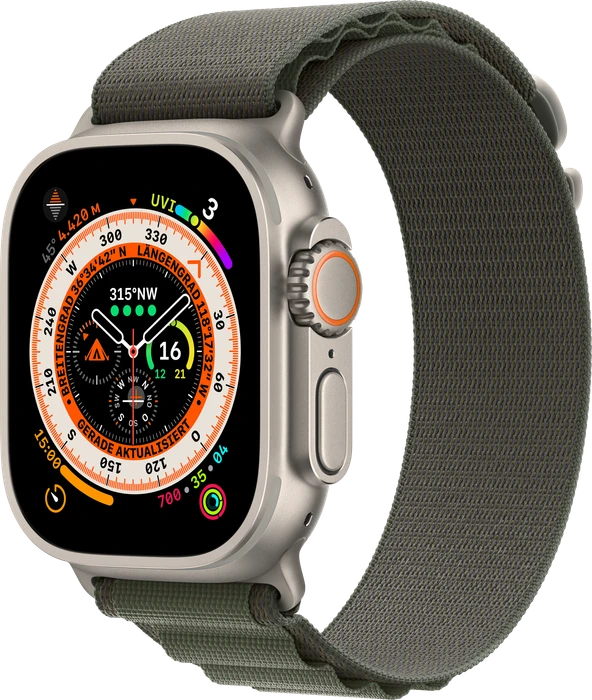 Apple Alpine Loop Small für Apple Watch Ultra (49mm) grün