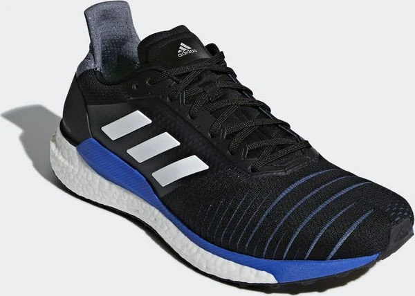 adidas Solar Glide core black/ftwr white/shock lime (Herren)
