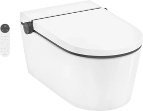 Hansgrohe LavaPura Element S Wand WC Set mit AquaHelix Flush, SmartClean und HygieneEffect