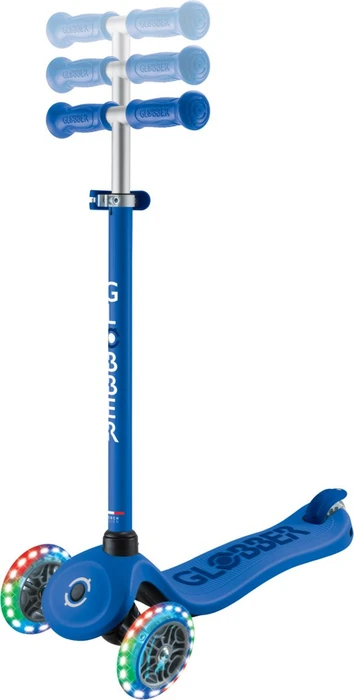 Globber Go Up Sporty Lights 360° Kickboard navy blue