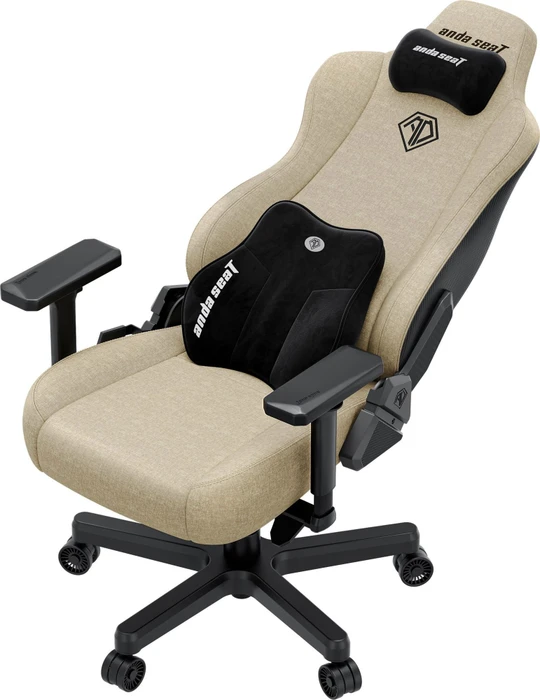 Anda Seat Kaiser 3E XL Gamingstuhl, Stoff beige
