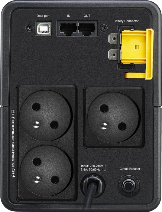 APC Back-UPS, 750VA, 3x Typ-E, USB, FR