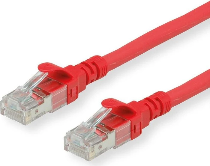 Roline / Secomp GHMT Patchkabel, Cat6, U/UTP, RJ-45/RJ-45, 1.5m, rot