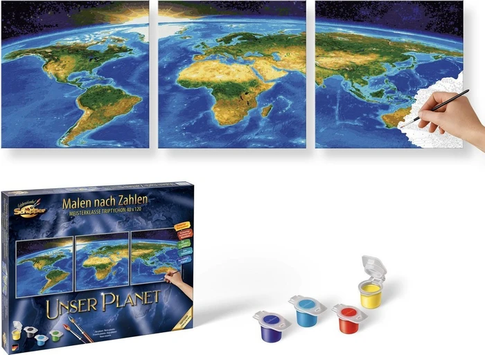 Schipper Arts & Crafts Malen nach Zahlen Unser Planet