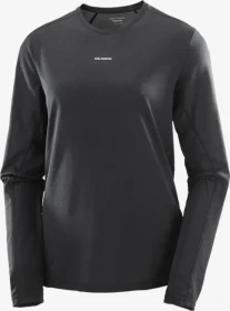 Salomon Shakeout Core Laufshirt langarm deep black (Damen)