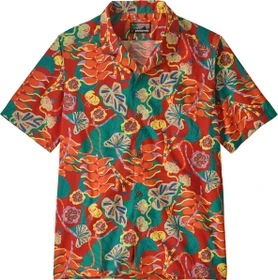Patagonia Tidal Threads Camp Hemd kurzarm tropiclimb: hot ember (Herren)