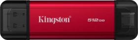 Kingston Dual Portable SSD 512GB rot, USB-A + USB-C, USB 3.2 Gen 2×1