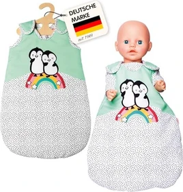 Heless Schlafsack Pinguin Pünktchen 35-50cm