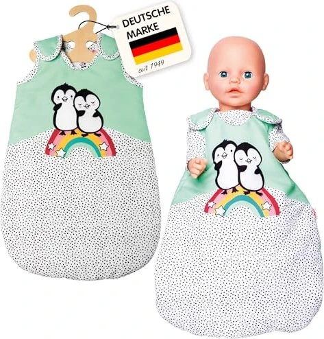Heless Schlafsack Pinguin Pünktchen 35-50cm