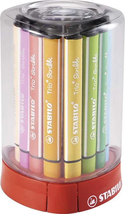 STABILO Trio Scribbi aprikose/rosa/violett/rot/orange/gelb