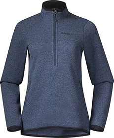 Bergans Kamphaug Knitted Half Zip Pullover orion blue (Damen)