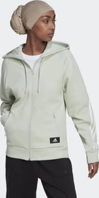 adidas Sportswear Future Icons 3-Streifen Hoodie linen green (Damen)