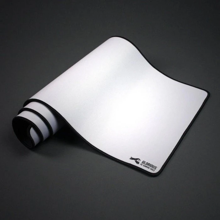 Glorious GW-E Extended Mauspad, White Edition, weiß