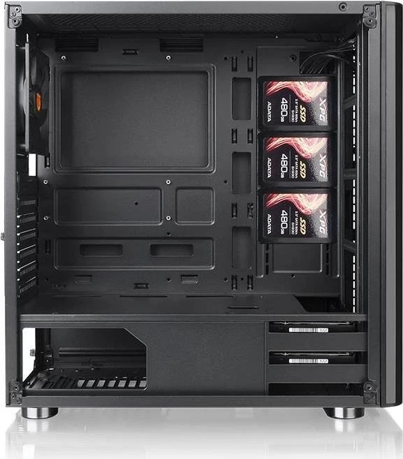 Thermaltake V200 TG, schwarz, Glasfenster