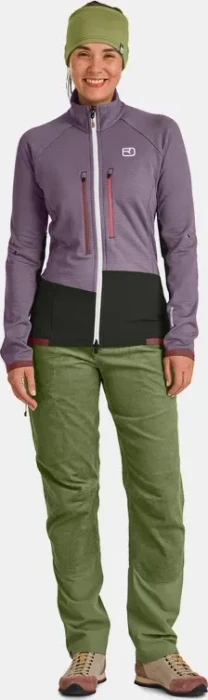 Ortovox Fleece Rib Funktionsjacke wild berry (Damen)
