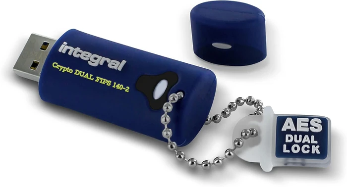 Integral Crypto Dual Drive FIPS 140-2 8GB, USB-A, USB 3.2 Gen 1×1