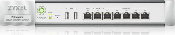 Zyxel Nebula Cloud Managed Security Gateway NSG200 Managed Firewall, 7x RJ-45