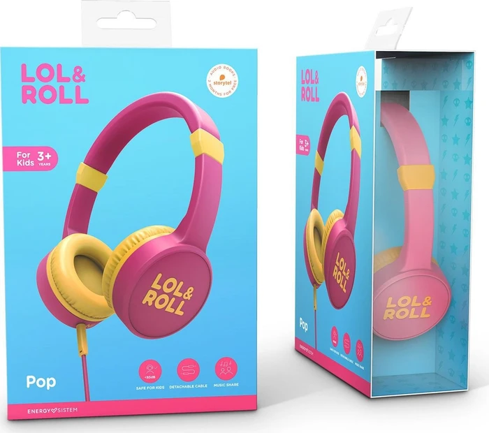 Energy Sistem Lol&Roll Pop Kids Headphones Pink