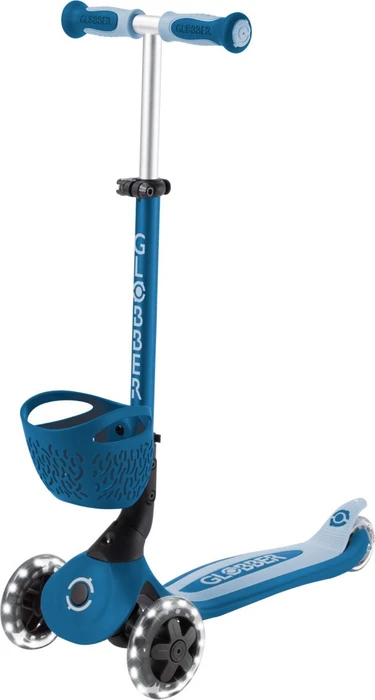 Globber Go Up Baby 360 Lights Kickboard petrol