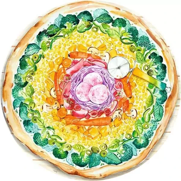 Ravensburger Puzzle Circle of Colors Pizza