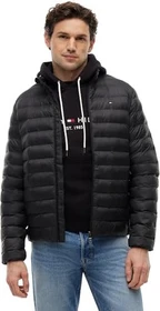 Tommy Hilfiger Verstaubare Stepp Jacke schwarz (Herren)