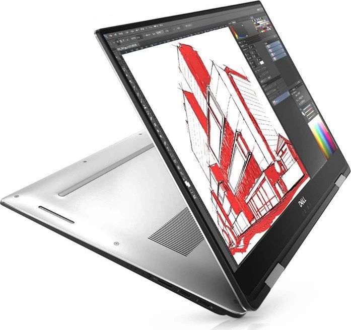 Dell Precision 5530 2-in-1, silber, Core i7-8706G, 16GB RAM, 512GB SSD, Radeon RX Vega M GL Hybrid, DE