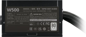 Cooler Master Elite NEX W500 230V Black Mesh Cable 500W, ATX 2.41