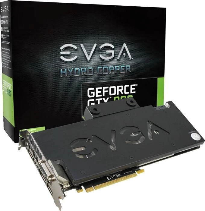 EVGA GeForce GTX 980 Hydro Copper, 4GB GDDR5, DVI, HDMI, 3x DP