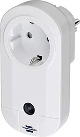 Brennenstuhl BrematicPRO Funk-Schaltadapter innen FA EM 868 01 W3600 3726, Funksteckdose mit Strommessfunktion (1294510)