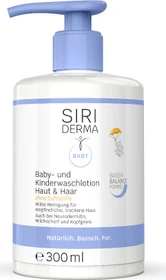 Siriderma 2-in-1 Baby- und Kinderwaschlotion ohne Duftstoffe, 300ml